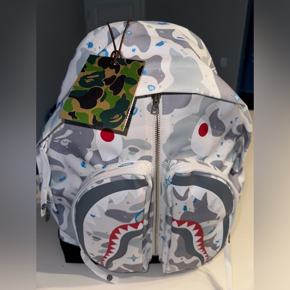 BAPE space camo bookbag